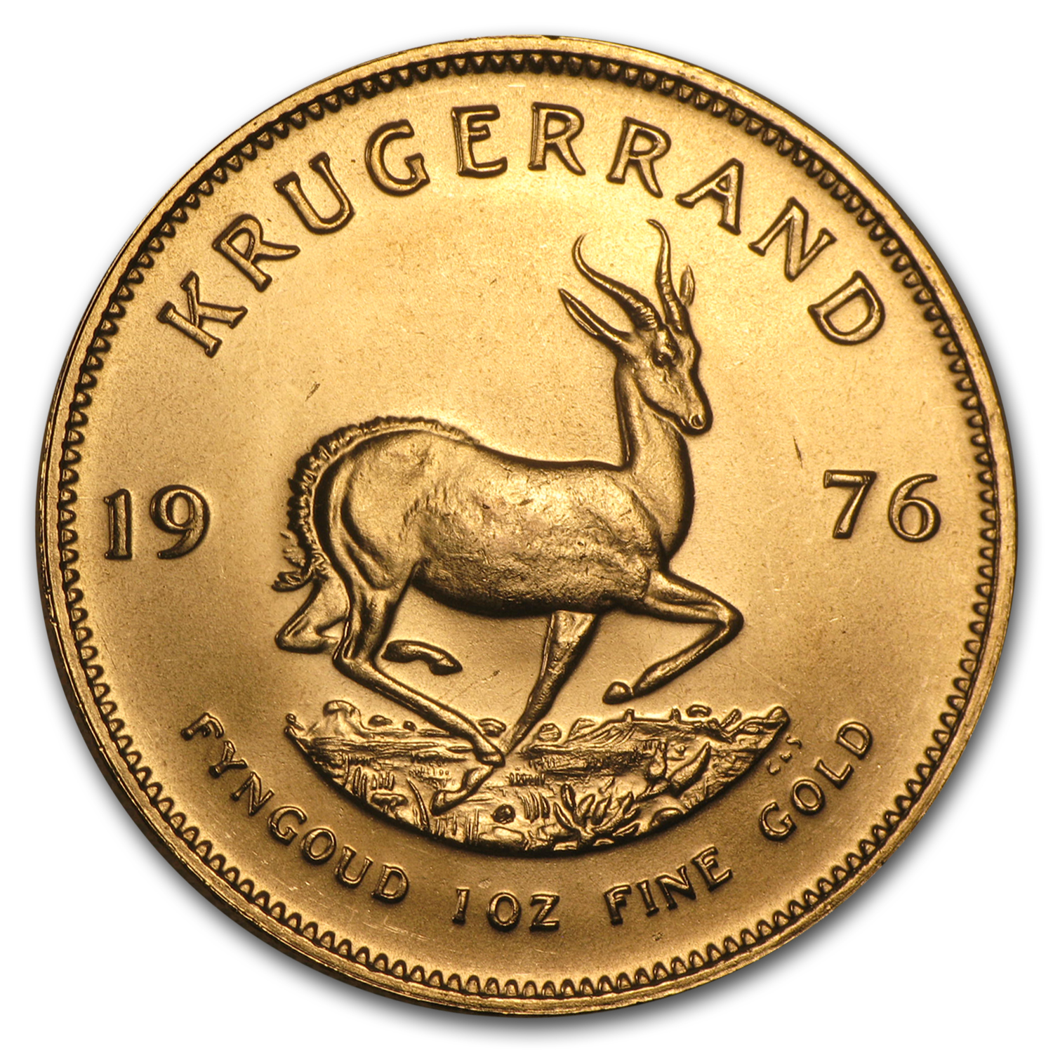 1981 ZA South Africa 1 oz Gold Krugerrand 1 OZ About Uncirculated